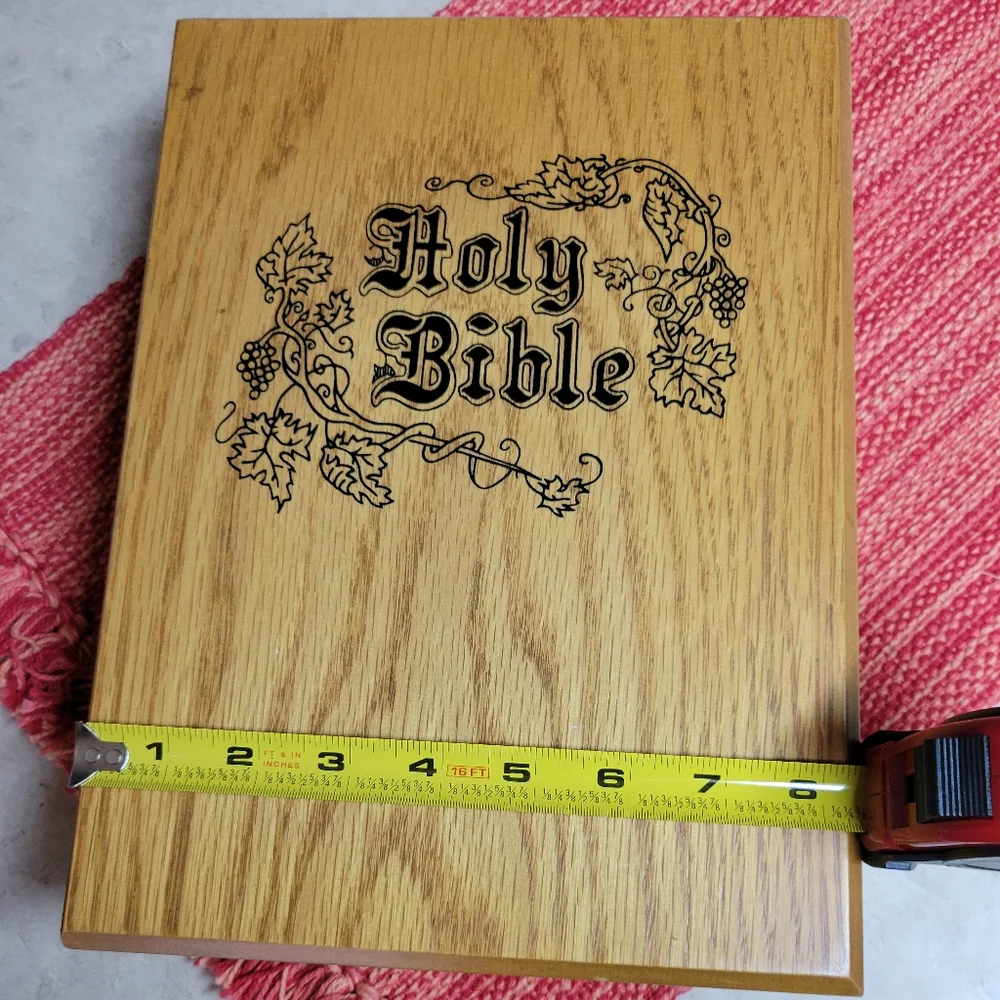 Vintage Used Holy Bible Bible box has been used so there imperfect